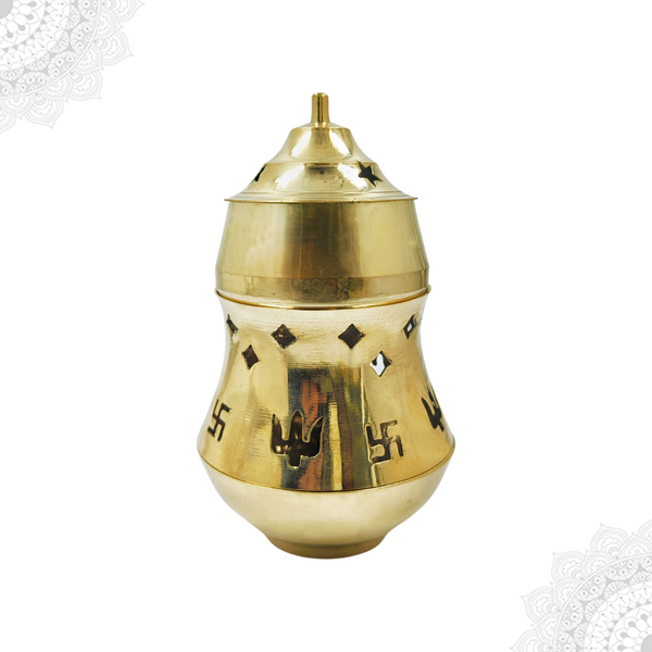 Brass Camphor Diffuser Lamp