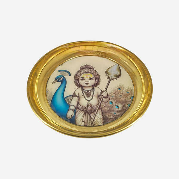 Brass Customizable Puja Plate