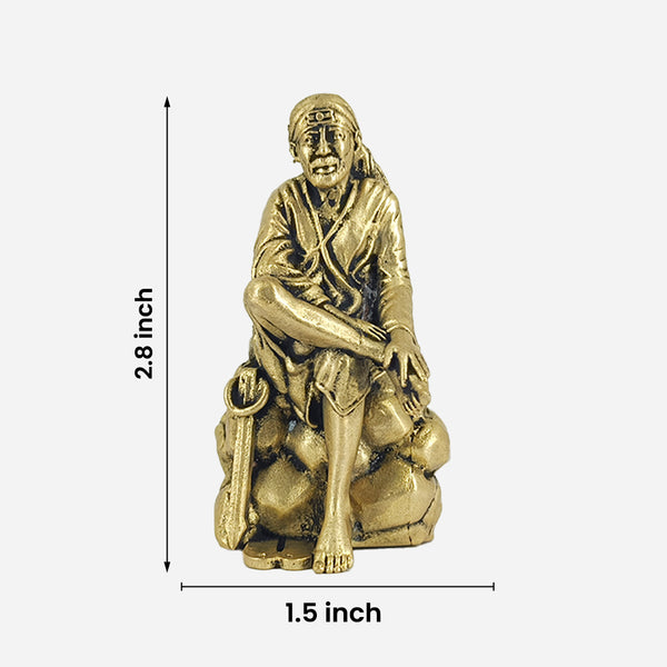 Sai Baba Brass Idol
