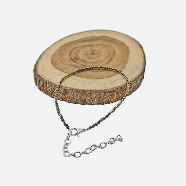 Pyrite Crystal Bracelet