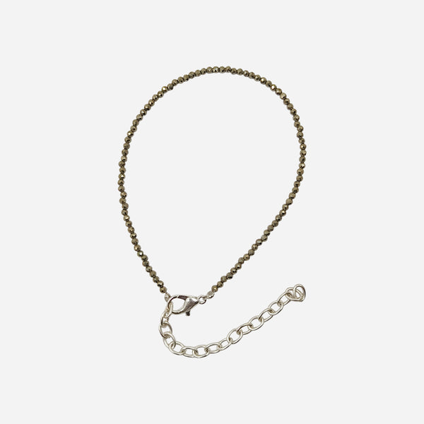 Pyrite Crystal Bracelet