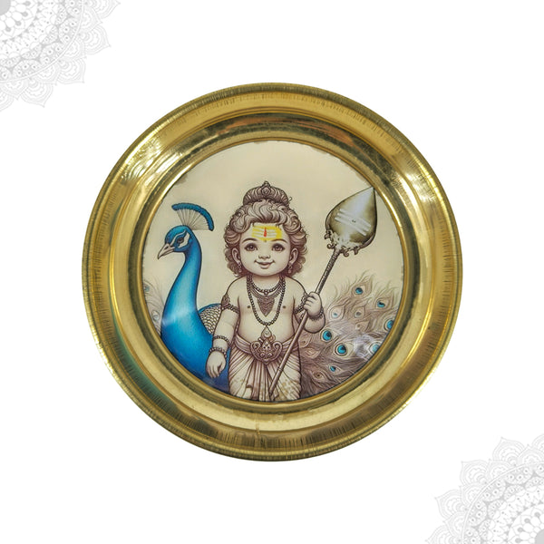 Brass Customizable Puja Plate