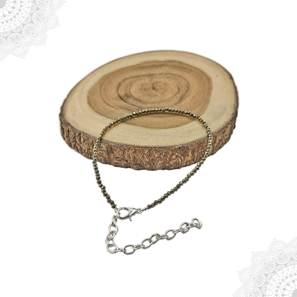 Pyrite Crystal Bracelet