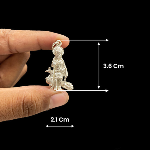 Murugan Silver Pendant with Peacock