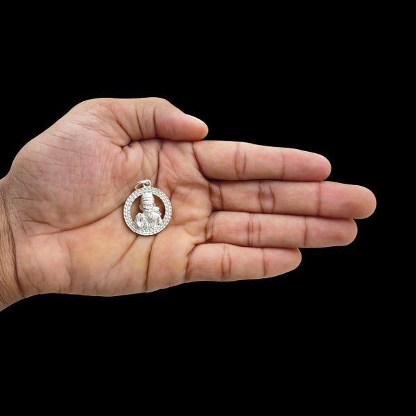 Sai Baba Blessing Pendant Silver