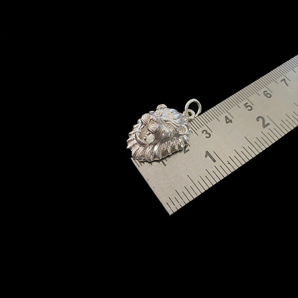 Majestic Lion Pendant Silver
