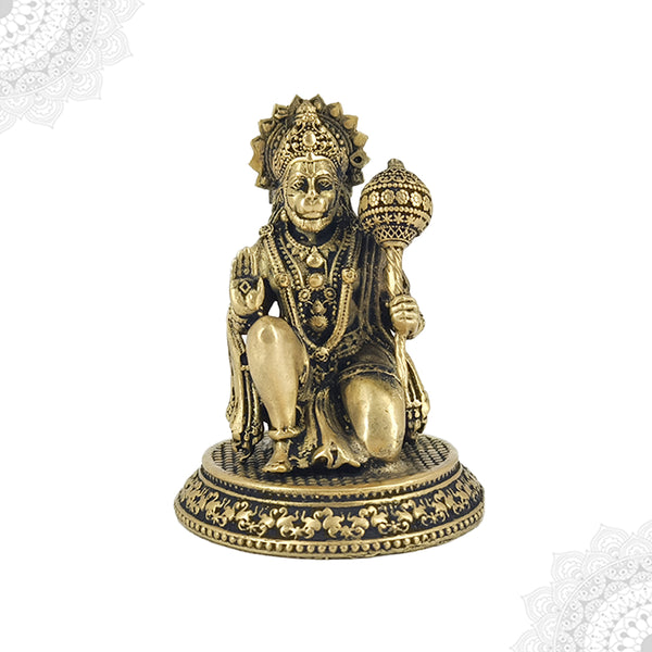 Brass Hanuman statue
