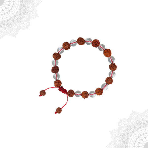 Rudraksha Sphatik Bracelet