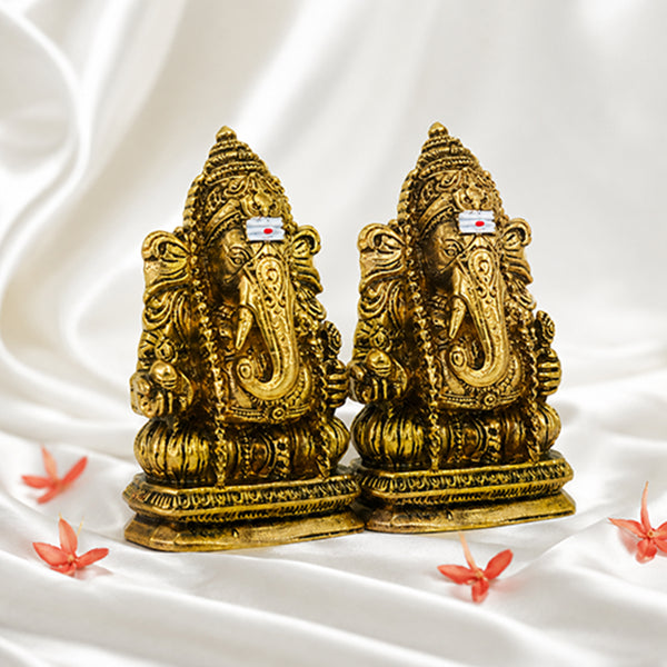antique-brass-ganesha-idol-pair-vinayagar-chaturthi