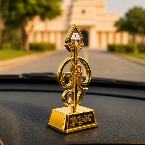 Om Murugan Vel  Car Dashboard Stand Left  side 