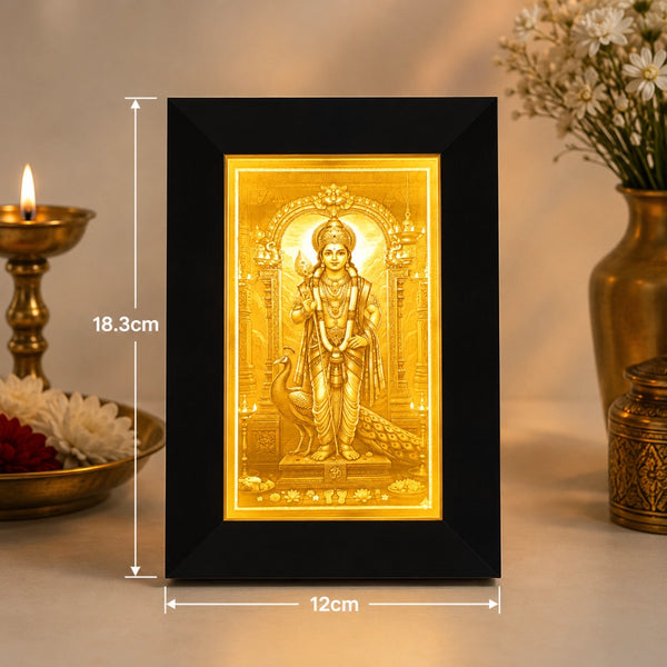 Divine LED Lord Murugan Frame