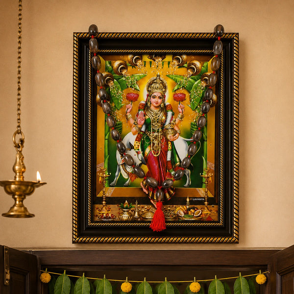 Vastu Grihalakshmi Frame with Lotus Bead Malai (54+1 beads)