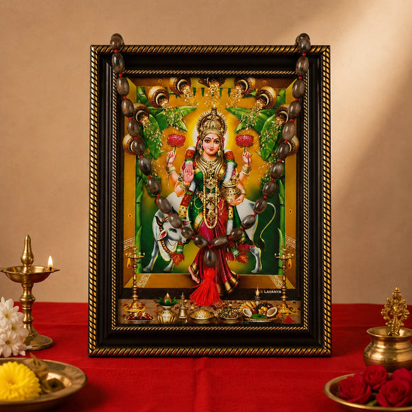 Vastu Grihalakshmi Frame with Lotus Bead Malai (54+1 beads)