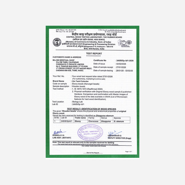 Karungali Bracelet Silver