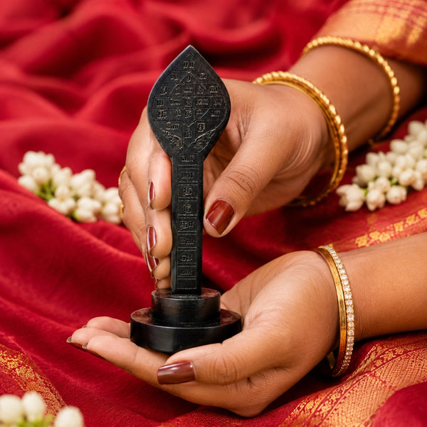 Karungali Sasthira Bandham Vel with Stand