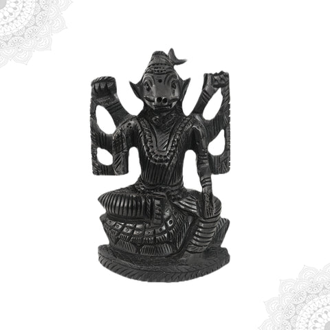 Karungali (ebony wood) Varahi Amman idol for home temple decor