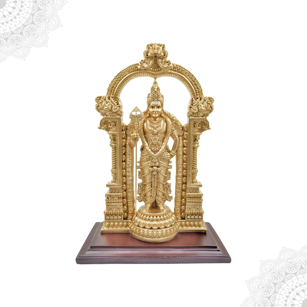 Murugan idol inspired by Thiruchendur temple, ideal for spiritual spaces