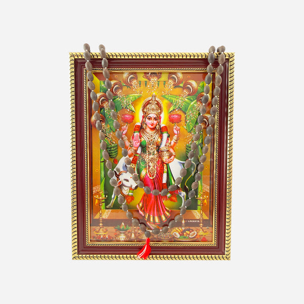 Vastu Grihalakshmi Frame with Lotus Bead Malai (108+1 beads)