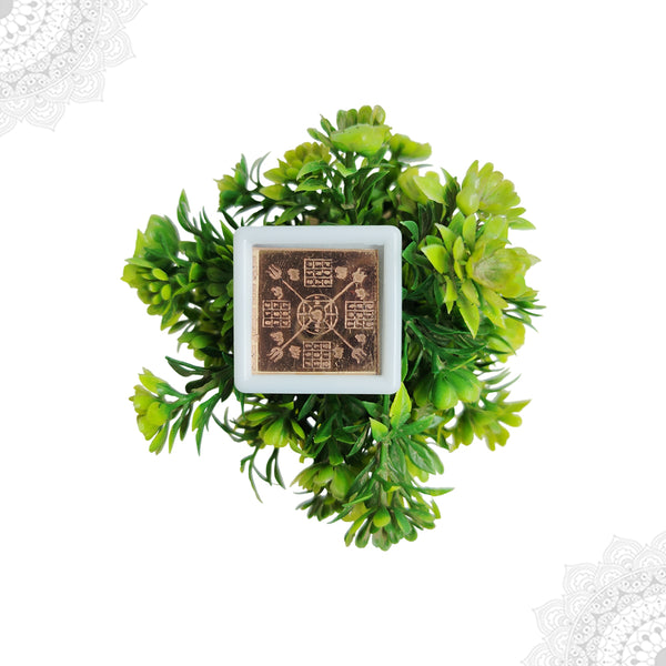 Swarna Akarshana Bhairava Yantram in Copper (Pocket-sized)